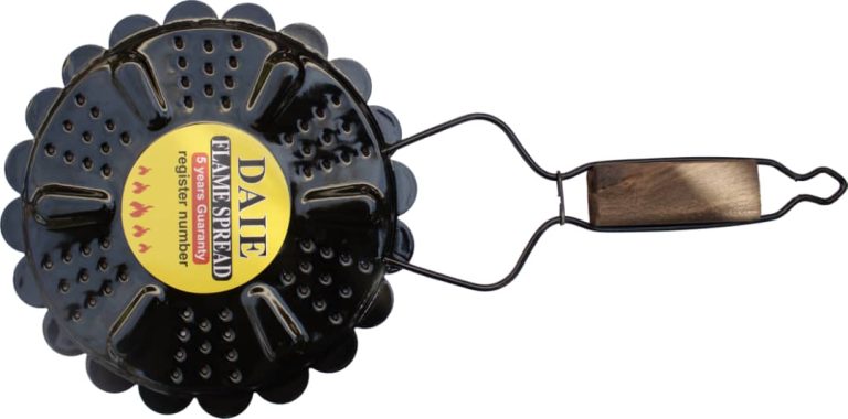 شعله پخش کن لعابی ( دسته چوب ، طرح آفتابگردان ، اعلا)